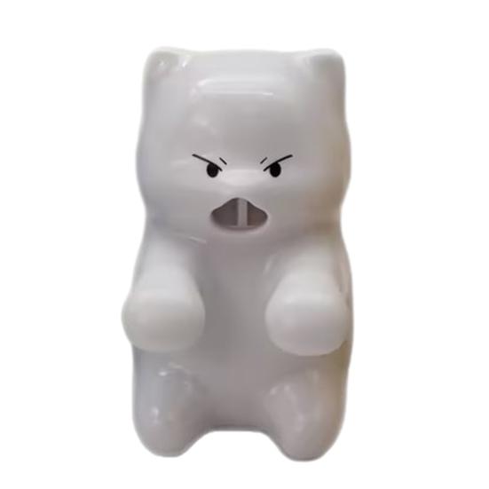 Cup Edge Clip-on Mini Fan Cartoon Animal Cooling Fan Rechargeable Cat Bear Shaped Hot Drinks Coffee Tea Meals Dishware Food Cooler Fan