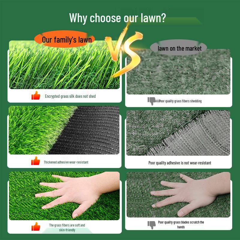 Thick Outdoor Artificial Grass Carpet Mat