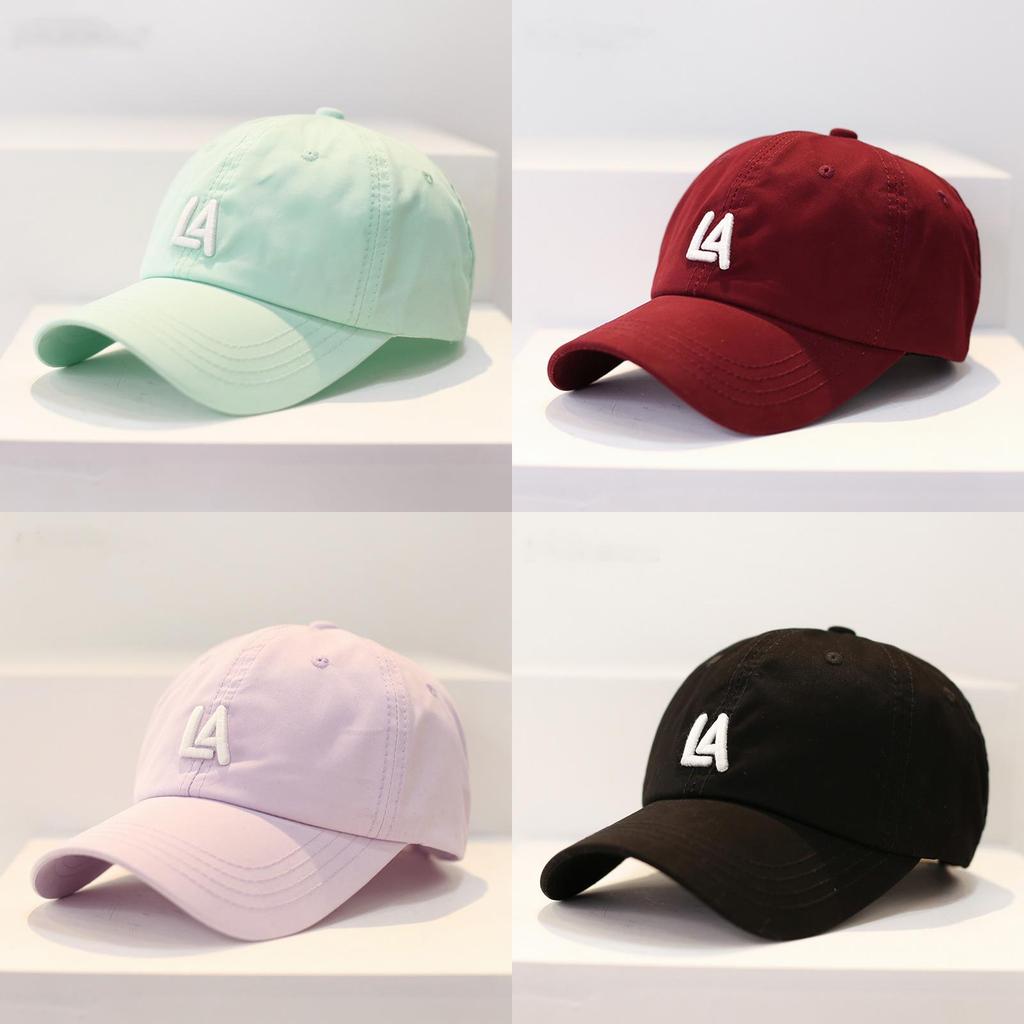 Cotton Baseball Cap For Women With Letter Embroidery Sun Protection For Spring Summer Casual Wear