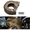 T4 T6 Titanium Turbo Blanket Turbocharger Heat Shield With Fastener Springs