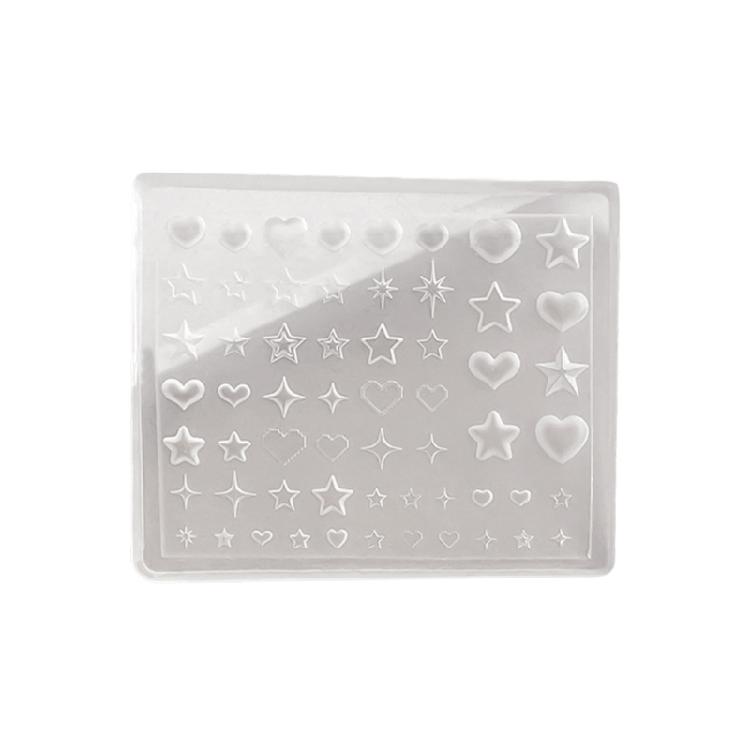 

Long Lasting Silicone Star Molds Easy Demolding Nail Art Star Silicone Module For Resin Chocolate Art Reusable Tool 1