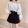 2024 Summer Women's High-Waisted Pleated Mini Skirt - Versatile, Fashionable, and Slimming Design