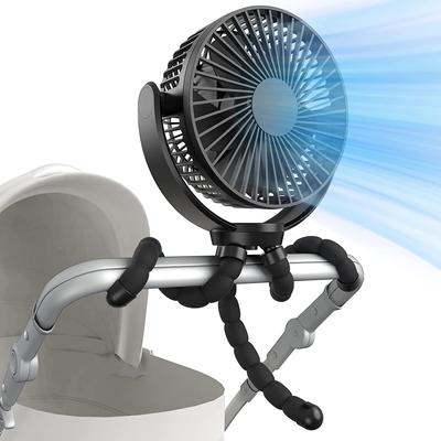 Portable Stroller Fan Hand USB Electric Fan Powered Small Folding Rechargeable Fans Mini Ventilator Silent Table Outdoor Cooler