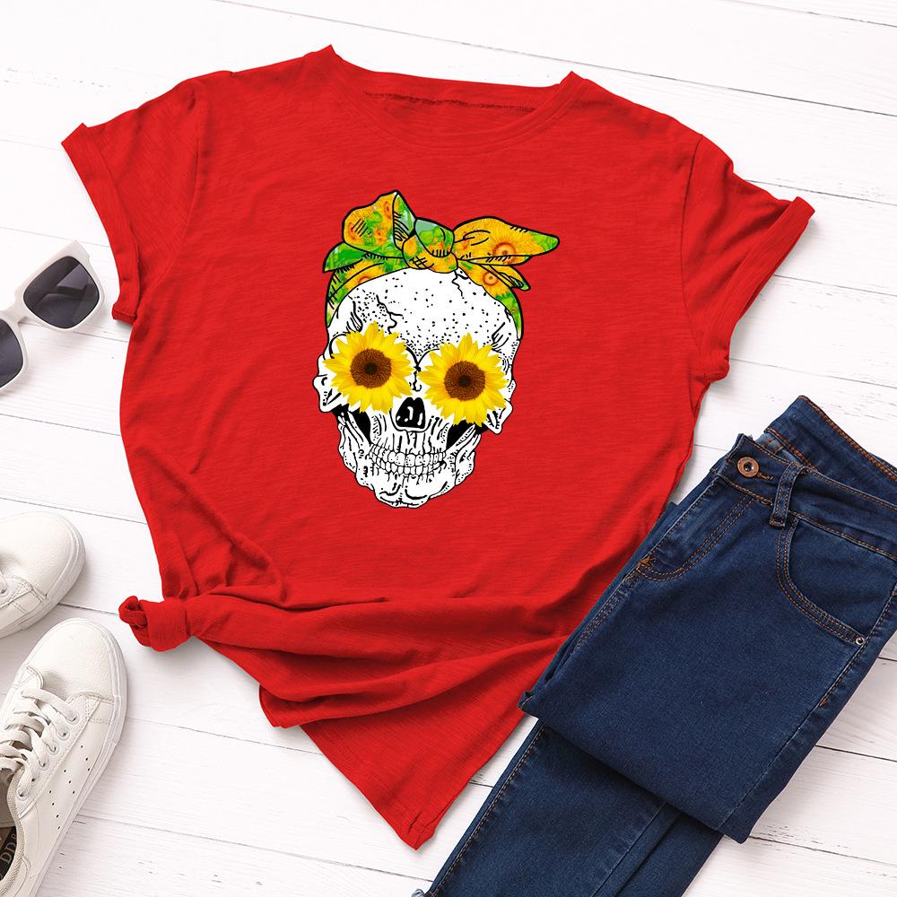Cotton Comfort Top Fashion Versatile Short Sleeve Casual T-Shirts Women’s