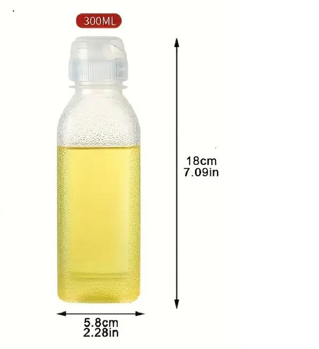 

Oil Bottles 300/500 ml, Oil Bottles Vinegar Oil Bottle, Olive Oil Dispenser,Oil Bottle Container, Easy Clean,Squeeze Bottle