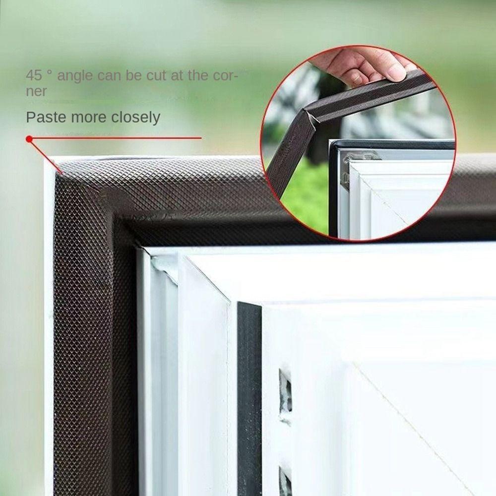 S-shaped Flat Window Sealing Strip 2 Meters Seal Stopper New Window Weather Stripping  Window