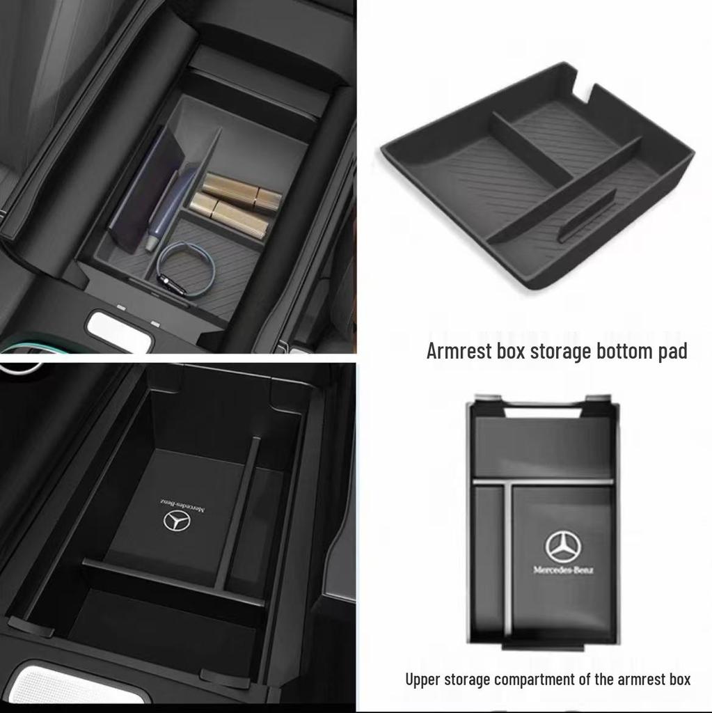 Mercedes-Benz E-Klasse/C-Klasse/GLE/GLC260LAB Armlehnen-Aufbewahrungs-Organizer für die Auto-Innenraum-Modifikation