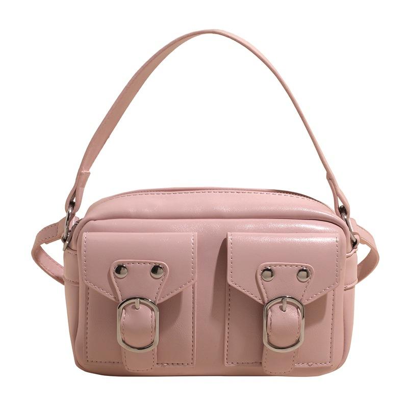 Retro High-end New Versatile Spice Girl Locomotive Bag Camera Bag Handbag Shoulder Messenger Bag