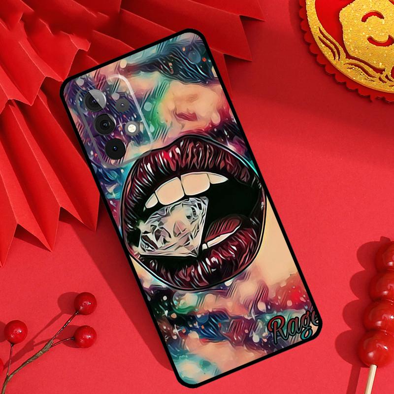 

Sexy Lips KISS Case For Samsung Galaxy M13 M14 M12 M11 M15 M06 M16 M36 M56 M31 M53 M32 M52 M35 M55 M34 M54 Samsung M32 4G