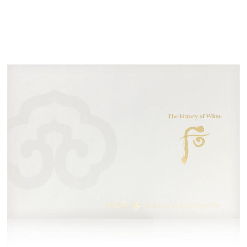 The Who Specjalny 2-częściowy zestaw The Who Gongjinhyang Seol Whitening zawiera tonik 150ml, emulsję 110ml oraz dodatkowe produkty