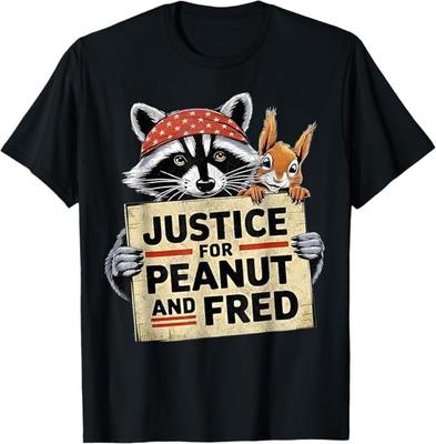 Justice For Peanut The Squirrel And Fred the Raccon Unisex T-Shirt Unisex T-Shirt