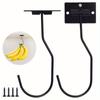 2Pcs/4Pcs Banana Holder Hook Keep Bananas Fresh Under Cabinet Hook Bananas Hanger for Kitchen Items Home Utensils Towel Storage