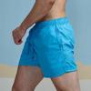 Men Shorts Quick-drying Beach Sports Casual Short Pants Solid Color Loose Swimming Fitness Cropped