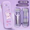 3D Pencil Case, Adorable Panda EVA Design, Large Capacity Waterproof Pencil Case, Stationery Pouch for School Supplies