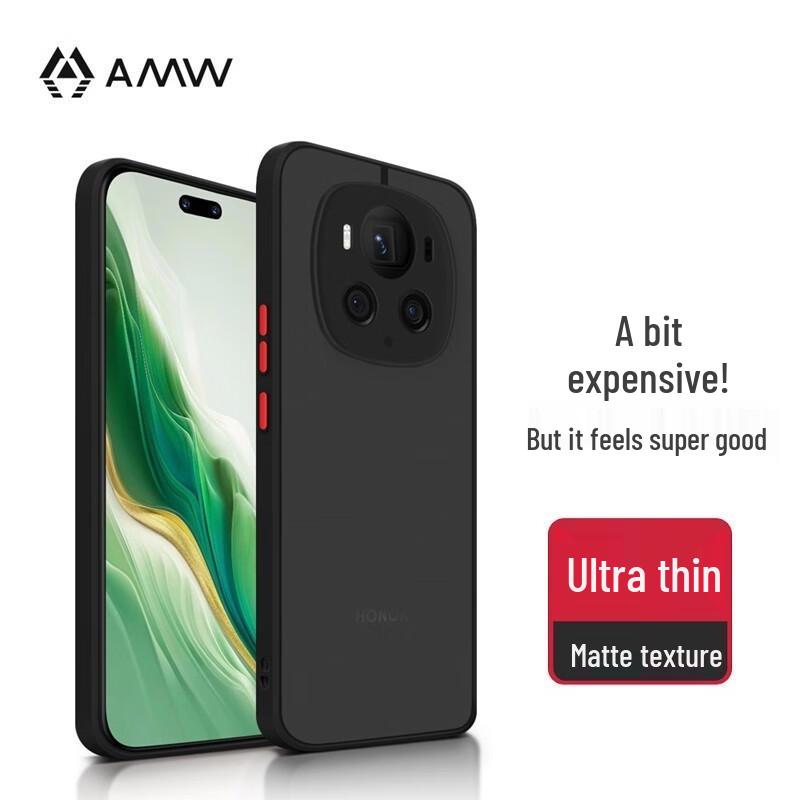 

AMW Honor Magic6 Pro Matte Color-Blocking Phone Case