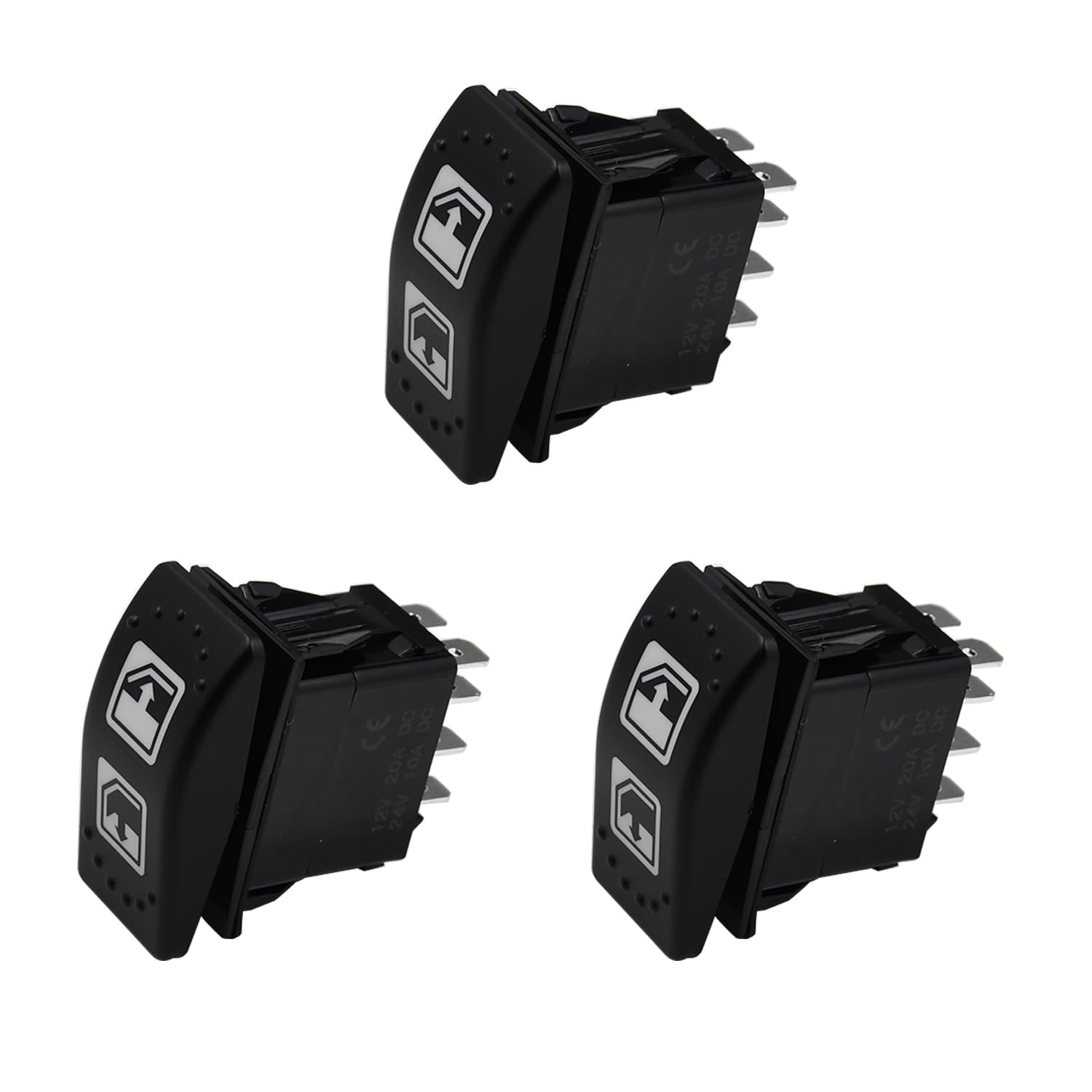 710004979 Power Window Switch Left Driver Side 705800048 Compatible with Can-Am Defender HD8 2016-2021 Defender HD10 2016-2022 Defender Max HD8