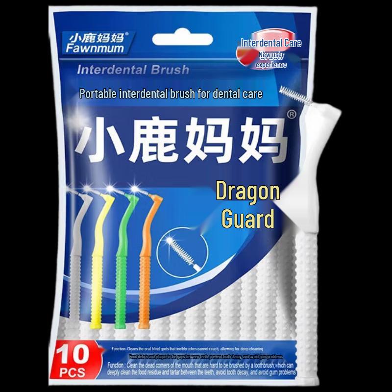 

Deer Mother L-Shaped Extra-Fine Interdental Brushes Set