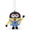 Despicable Me Minion Super Transformation Ball Chain Mascot Phil Plush Toy, Approximately 10cm Tall