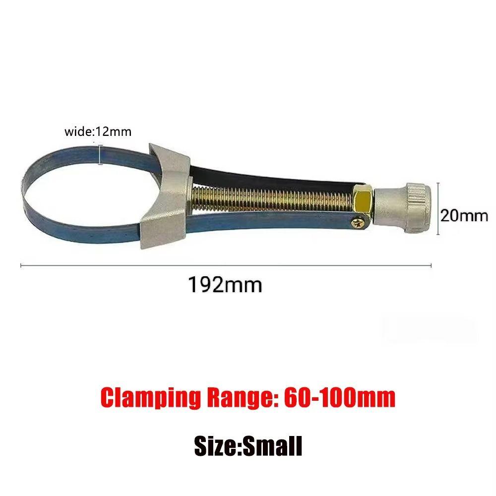 Adjustable Strap Car Oil Filter Wrench Heavy Oil Filter Removal Wrench  For Trucks Excavators