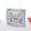 Wooden Beauty Salon Play Set Wooden Makeup Set Girls MakeUp Dressing Table Cosmetics Toys Birthday Gifts For Children