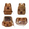 Capybara School Bag Spacious Plush Backpack For Children And Cartoon Lover Spacious And Comfortable Shoulder Bag