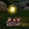 Garden Solar Outdoor Light Statue Ornaments Garden Path Solar Charging Decorative Light
