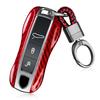 [T-carbon] Key Cover Compatible with Porsche 911 Cayenne Panamera for Key Case, Real Carbon