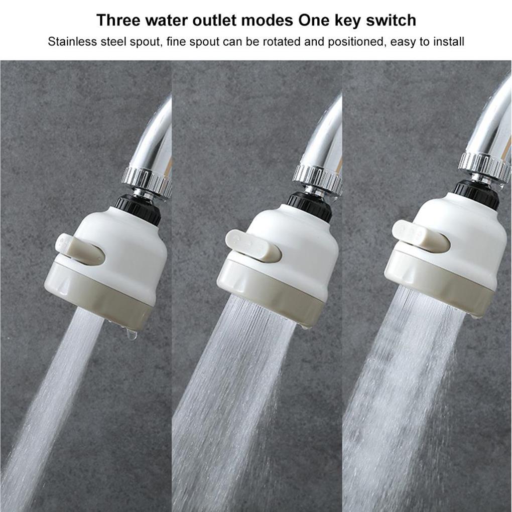 Kitchen Mini Faucet Aerator Saving Nozzle Multipurpose 3 Mode Sprayer Household Kitchen Gadgets Wide Application