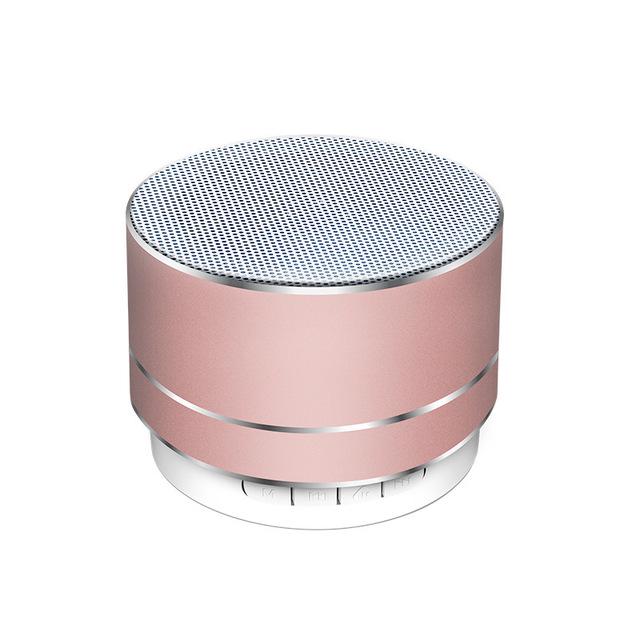 Subwoofer de metal portátil sem fio Bluetooth Speaker Computador Mini Bluetooth Audio MP3 Music Player