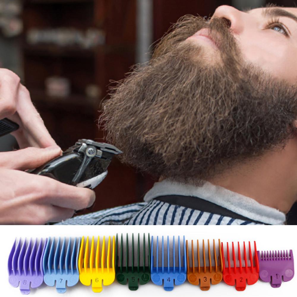 8 stücke/Kit 3mm -25mm Universal Haar Haarschnitt Push-Clip Clipper Grenze Kamm Trimmer