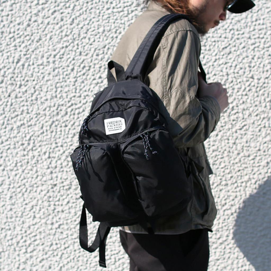 Sac à dos Fredrick Packers 420D Twins, Nylon Packcloth, Unisexe, Noir