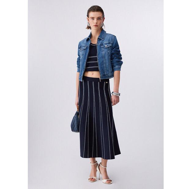 Liu Jo Midi Skirt WA6148MA81RL9057