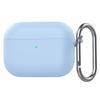 Anti-fall Earphone Case with Carabiner Silicone Earbuds Cover Shockproof Anti Scratch Charging Box Shell for AirPods Pro 3