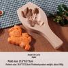 Wooden Mooncake & Pastry Mold - Solid Wood Baking Tool for Biscuits, Qingtuan, Mung Bean Cake, and Pasta.