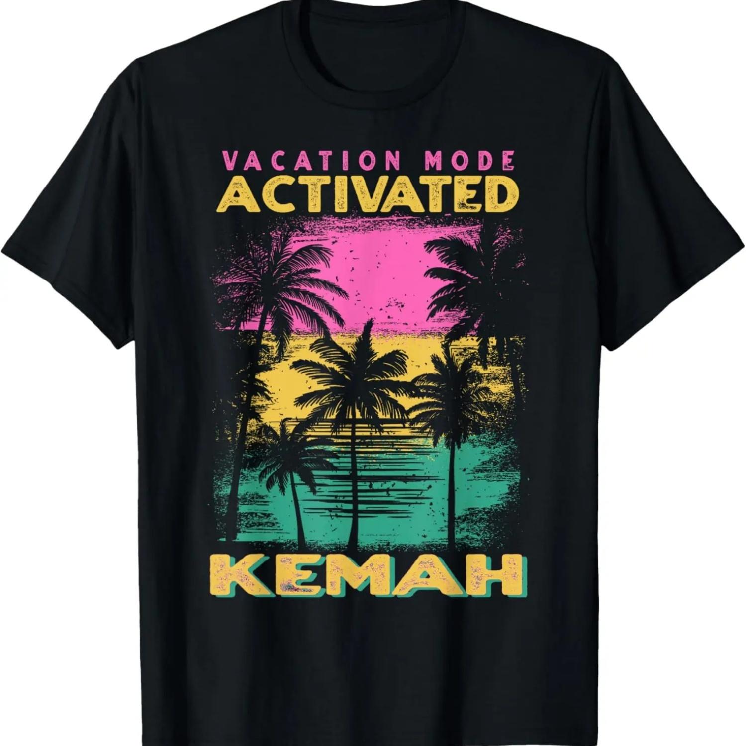 Texas Vacation Mode Activated Kemah T-Shirt S чёрный