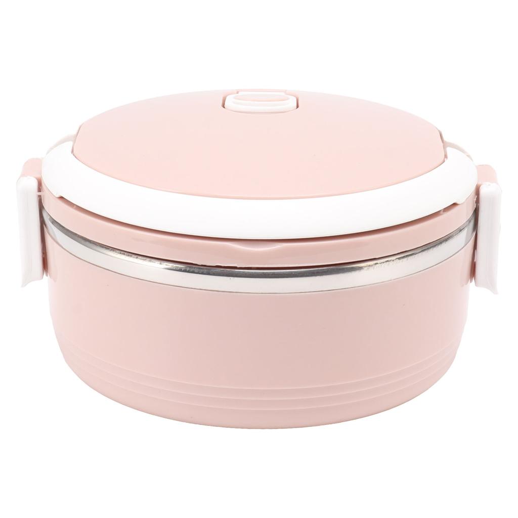 Thermal Lunch Box Stainless Steel Single Layer Portable Insulated Bento Box with Safety Buckle for