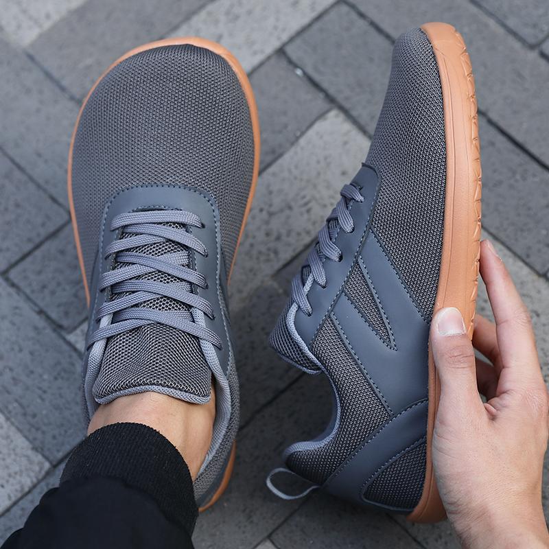 Herre Barfotssko med Løs Såle Bred Tåboks Gåsko Sportssko Streetmote og Fritidssko Ny Modell 2025 Skateboard