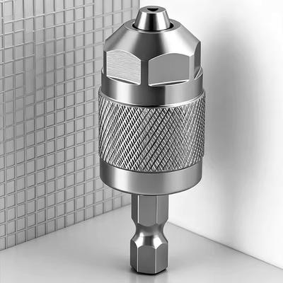 3 Jaw Hex Shank Chuck Professional Converter Hex Shank for Woodworking Drill Chuck Adapter Quick Change Pneumatic Drill Chuck