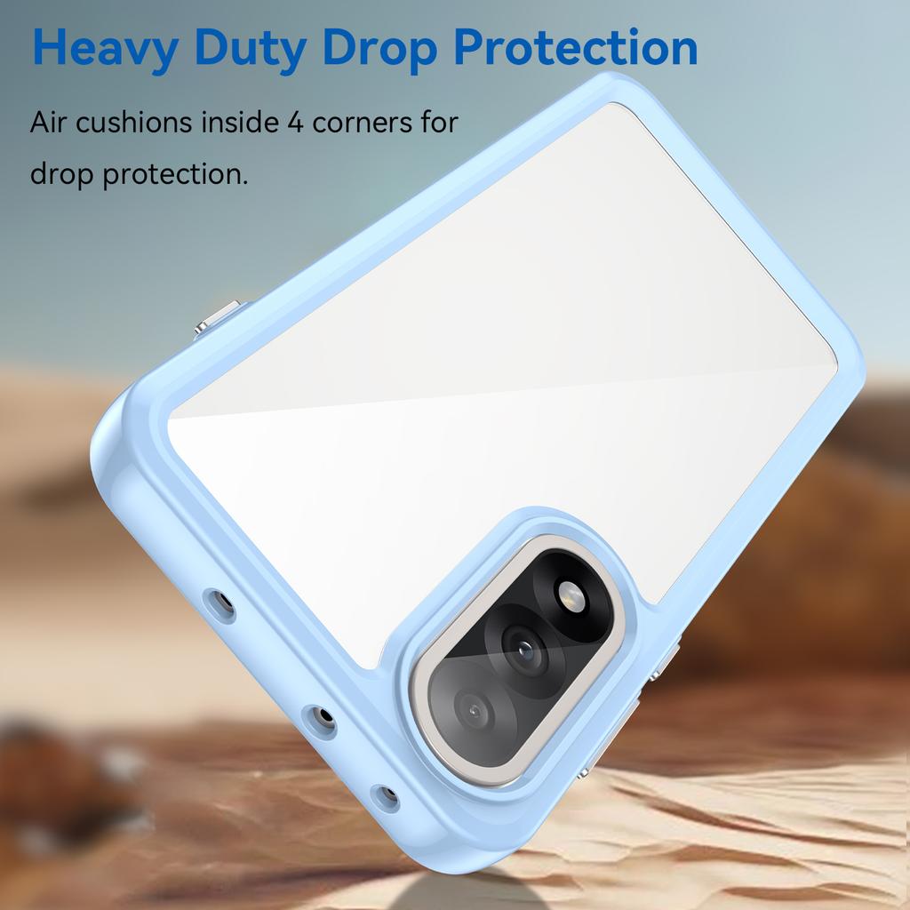 For OnePlus Ace 5 Ultra 5G/OnePlus Nord 5 5G Phone Case WANLONFENG XC Series TPU Acrylic Cover with Tempered Glass (Big Lens Hole)