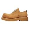 Men's and Women's Same 2025 New American Trend Leather Shoes Casual Big Head Shoes Fashion Heightening Retro Commuter Derby Shoes