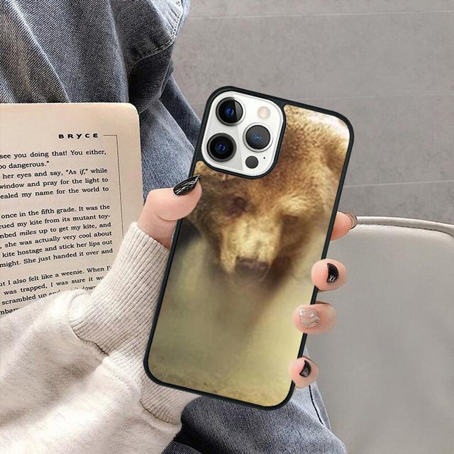 Grizzly Bear Animal Phone Case Cover for iPhone 17 Air 16 16e 15 13 14 11 12 Pro Max Plus  coque fundas Shell