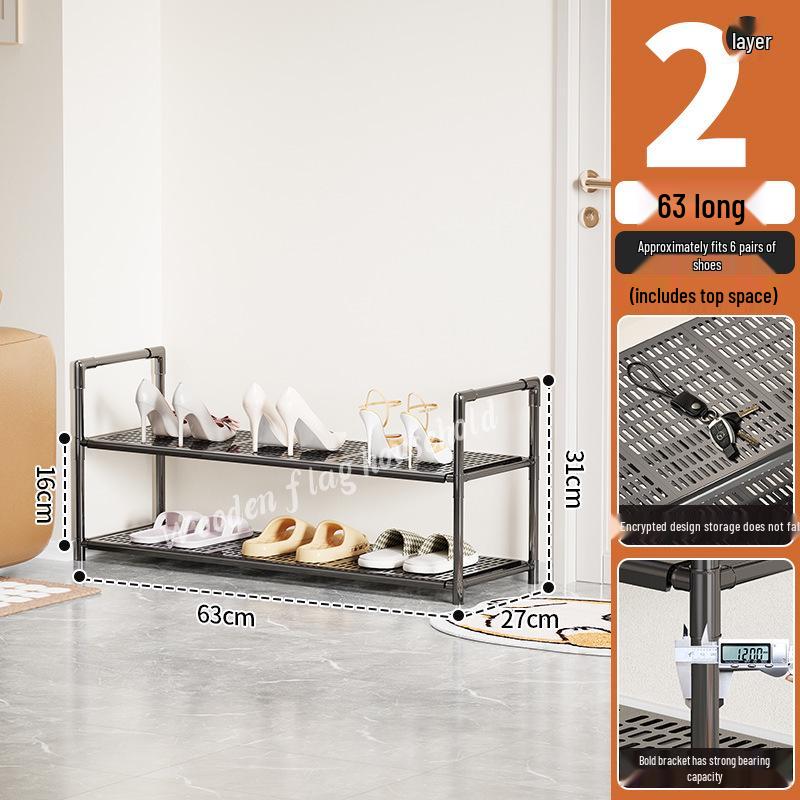 Multi-layer Space-saving Shoe Rack for Dorms and Homes