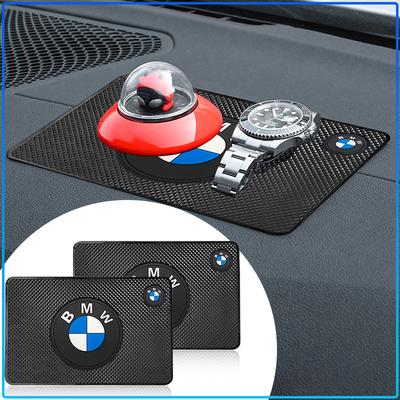 1Pcs Car Emblem Anti Slip Pad Phone Holder Non-Slip Mat Car Stlying For M Performance 1 3 5 7 Series M3 M4 M5 M6 X1 X3 X5 X6 X7 E30 E34 E36 E39 E4