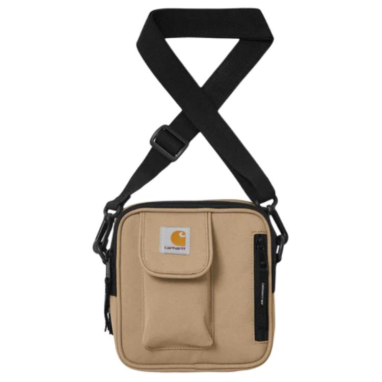 New Carhartt WIP Essentials Canvas Crossbody Bag Small Men's Khaki I031470-2FS-XX