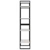 Bookshelf 4 Shelves White 60 X 30 X 140 Cm Solid Pine Wood