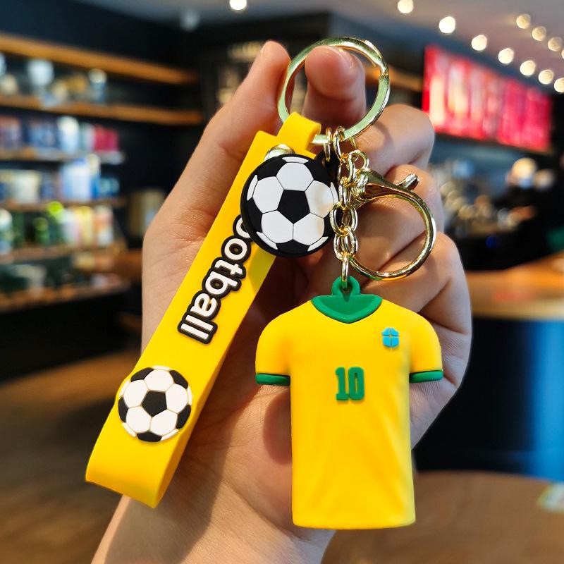 Messi World Cup Jersey Souvenir Keychain (France, Croatia, Argentina) Individual OPP Bag Packaging