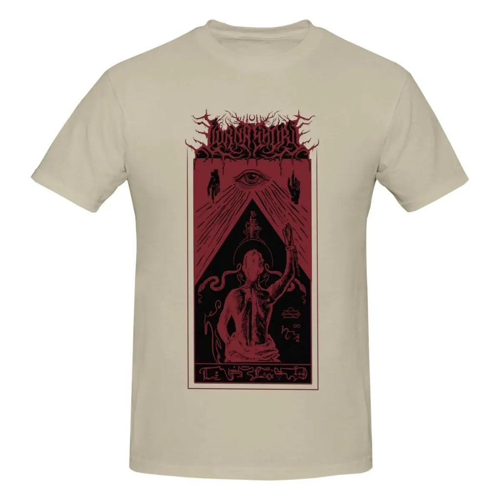 Summer Harajuku  Men's Lorna Shore Immortel Rock T Shirts Pure Cotton Clothing Fashion Short Sleeve Crew Neck Tee Shirt Big Size