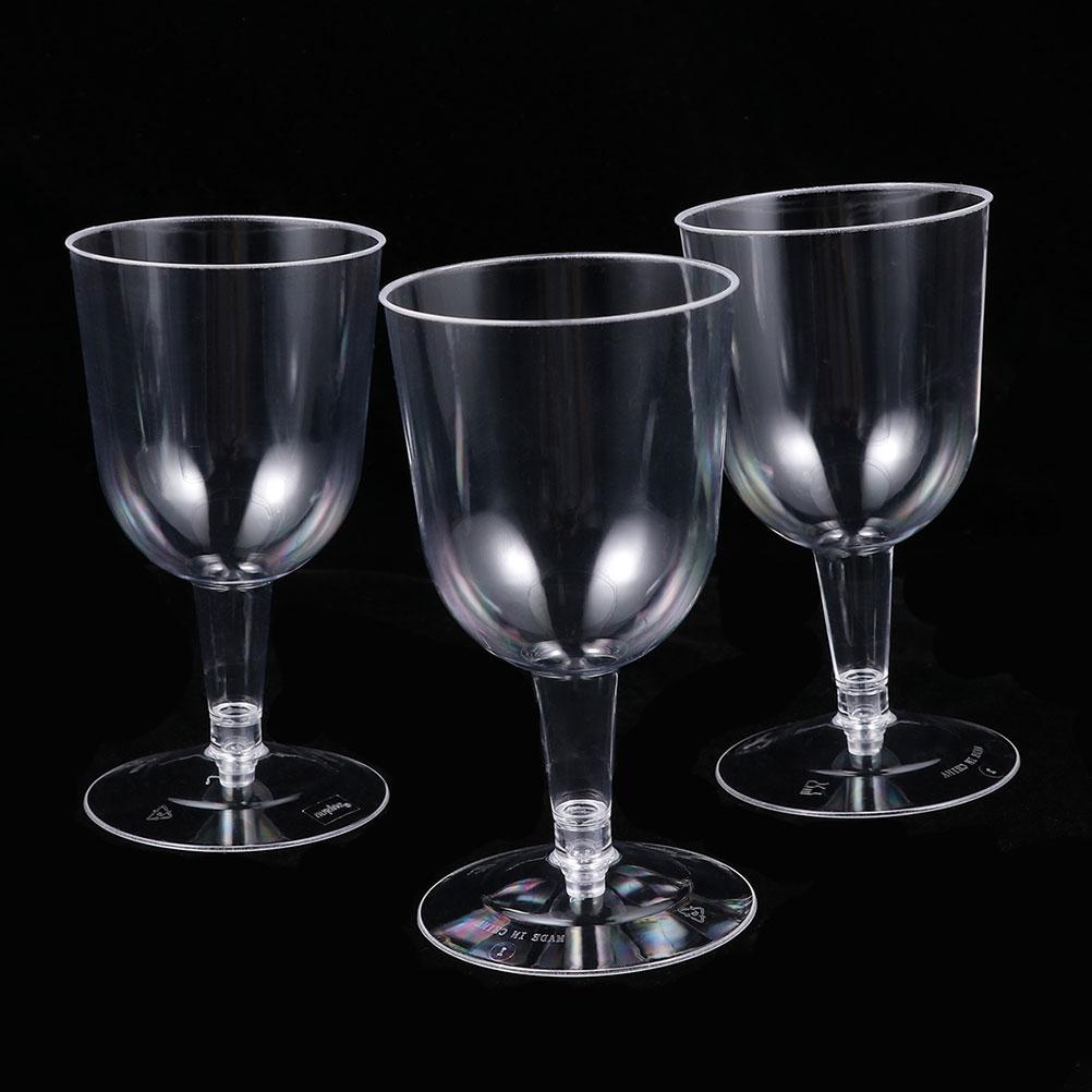 8 Pcs Whiskey Glasses Plastic Beer Mug Disposable Glitter Cups Clear Transparent Tumbler