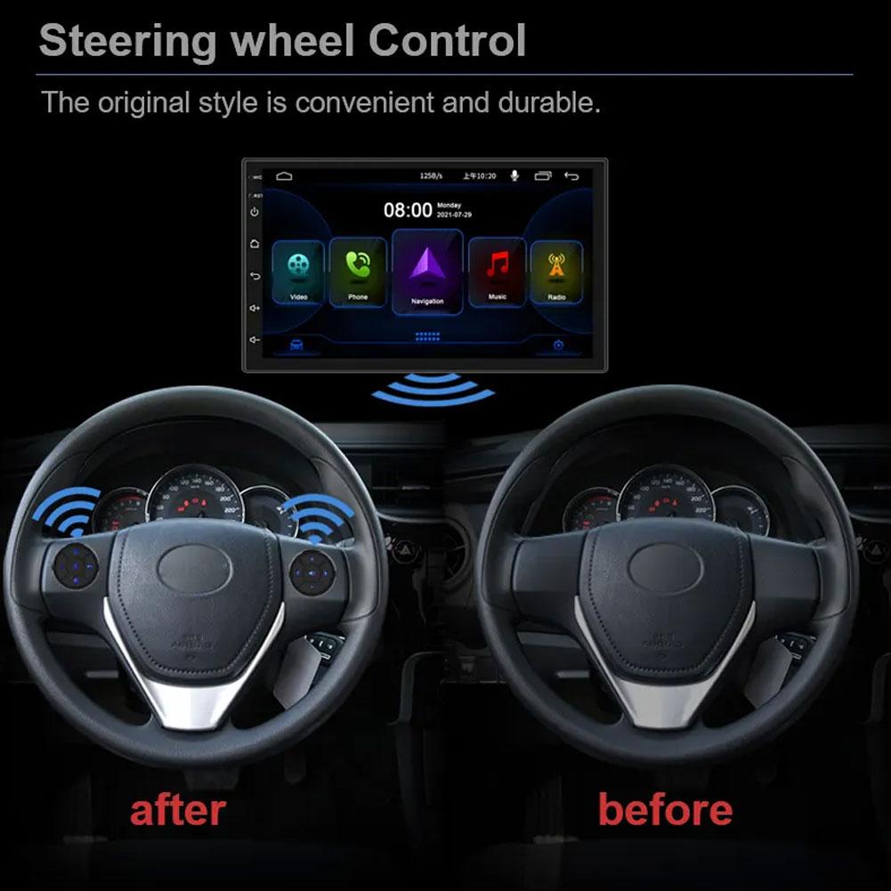 10 Keys Wireless Car Steering Wheel Control Button For Car Radio DVD GPS Multimedia Navigation Head Unit Remote Control Button
