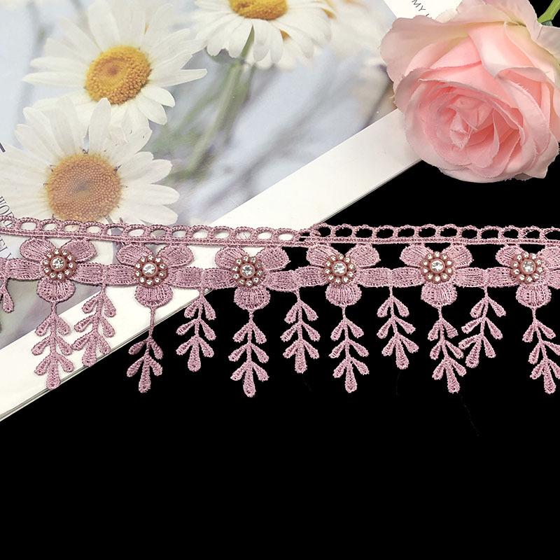 2023 1 stück 7m Hand Diy Bead Spitze Diy Bead Vorhang Cheongsam Hanfu Zubehör Anhänger Quaste Perle Band 